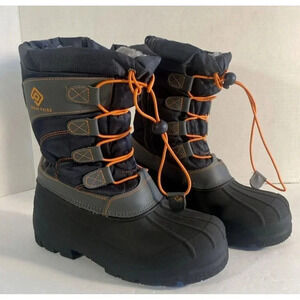 Dream Pairs Insulated Snow Boots Youth sz 3 Waterprrof Mid Calf Unisex